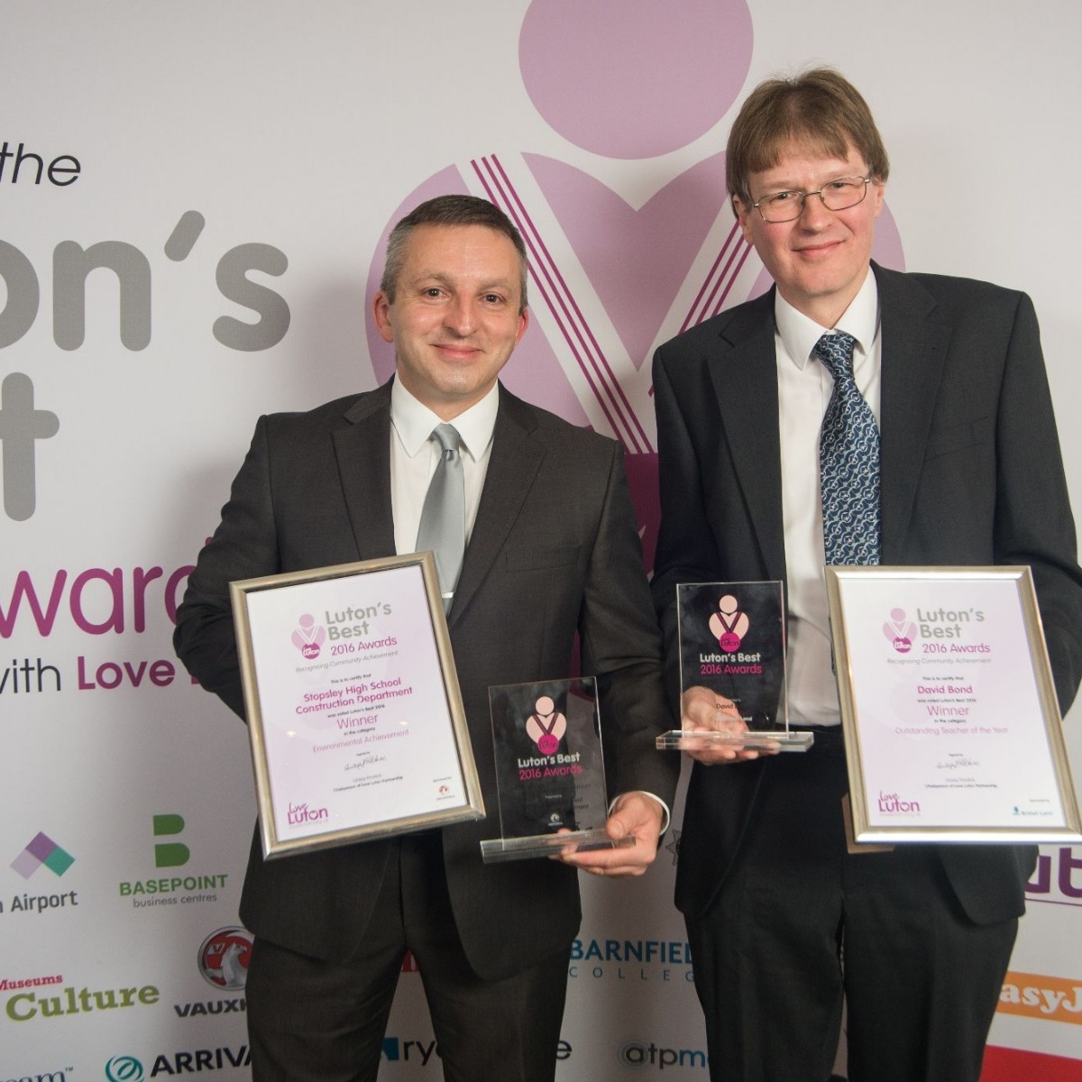 Stopsley High School SHS Lutons Best Award Winners